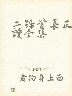 二号首长正版阅读全集