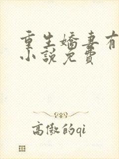 重生娇妻有点甜小说免费