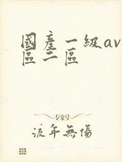国产一级av一区二区