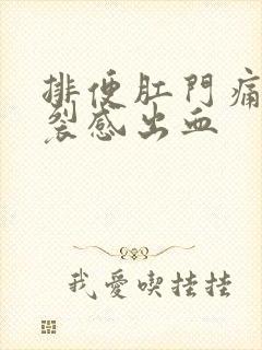 排便肛门痛有撕裂感出血