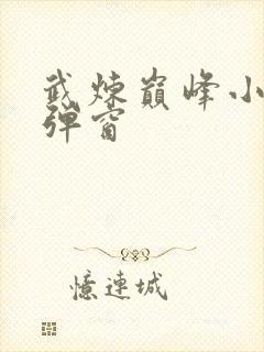 武炼巅峰小说无弹窗