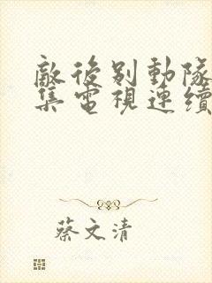 敌后别动队40集电视连续剧