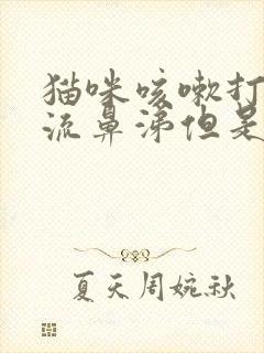 猫咪咳嗽打喷嚏流鼻涕但是精神很好