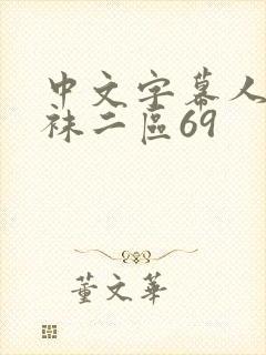 中文字幕人妻丝袜二区69