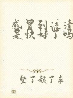 感冒到流清鼻涕是快好了吗