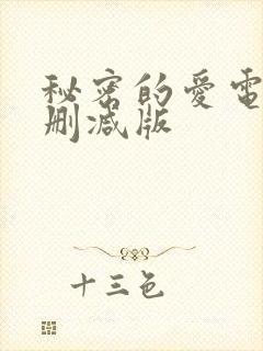 秘密的爱电影未删减版