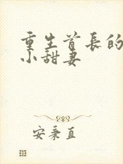 重生首长的迷糊小甜妻