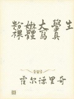 粉嫩大学生大胆裸体写真