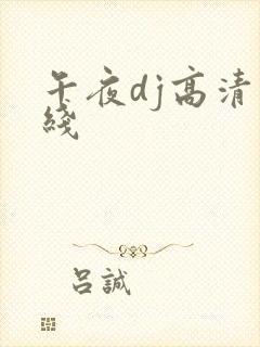 午夜dj高清在线
