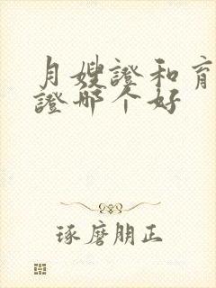 月嫂证和育婴师证哪个好