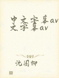 中文字幕av中文字幕av