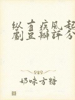 纵有疾风起电视剧豆瓣评分