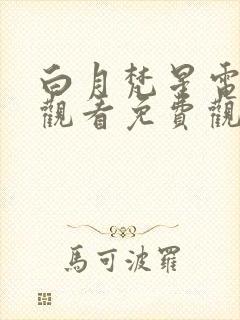 白月梵星电视剧观看免费观看完整版