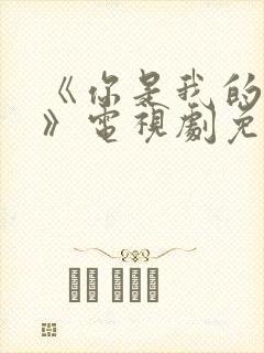 《你是我的荣耀》电视剧免费看