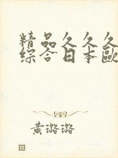 精品久久久久久综合日本欧美