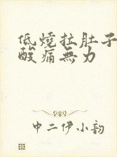 低烧拉肚子浑身酸痛无力