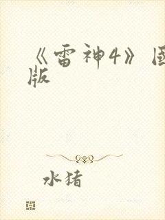 《雷神4》国语版