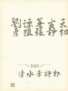 刘德华古天乐吴彦祖张静初