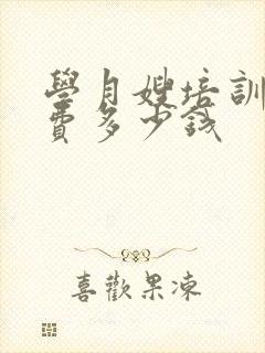 学月嫂培训班学费多少钱