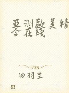 亚洲欧美精品综合在线