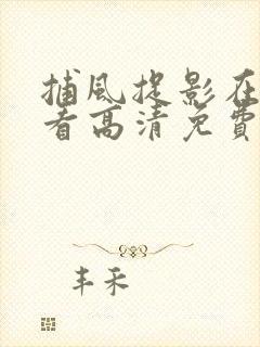 捕风捉影在线观看高清免费