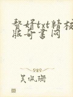 赘婿txt精校版奇书网