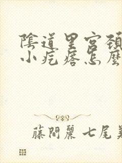 阴道里宫颈口有小疙瘩怎么回事