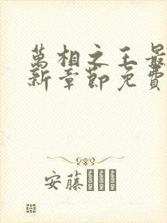 万相之王最新更新章节免费阅读