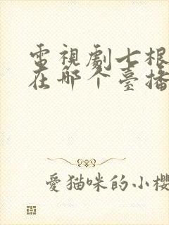 电视剧七根心简在哪个台播出封面