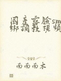 国产露脸sm捆绑调教视频