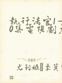 执行法官1—40集电视剧免费