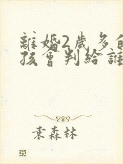 离婚2岁多的小孩会判给谁