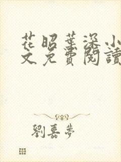 花昭叶深小说全文免费阅读