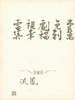 电视剧免费看全集幸福到万家封面