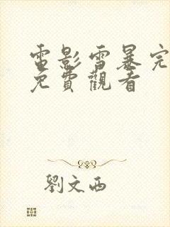 电影雪暴完整版免费观看