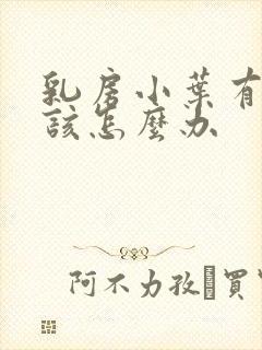 乳房小叶有增生该怎么办封面