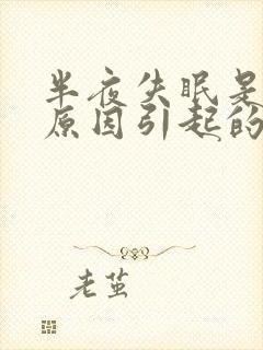 半夜失眠是什么原因引起的