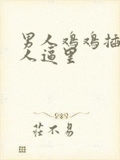 男人鸡鸡插进女人逼里