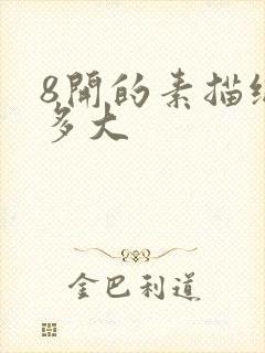 8开的素描纸有多大