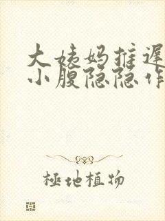 大姨妈推迟十天小腹隐隐作痛