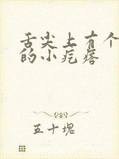 舌尖上有个白色的小疙瘩