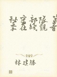 秘密部队 第3季在线观看全集免费播放