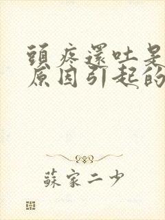 头疼还吐是什么原因引起的