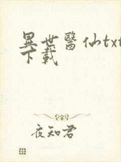 异世医仙txt下载