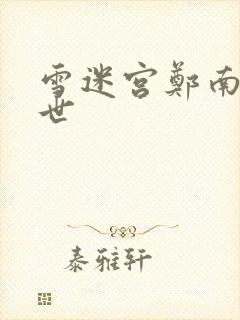 雪迷宫郑南的身世