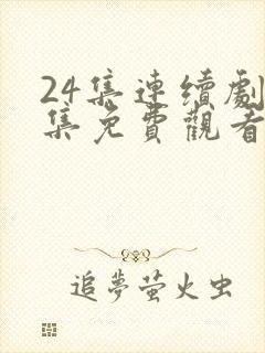 24集连续剧全集免费观看