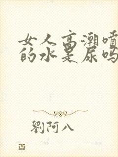 女人高潮喷出来的水是尿吗