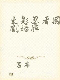 火影忍者国语版剧场版