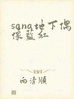 sana地下偶像蓝红