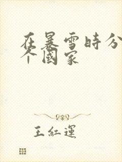 在暴雪时分是哪个国家封面